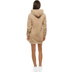 Moteriška rusva suknelė su gobtuvu Megan