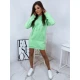 Moteriška mėtinė suknelė su gobtuvu Megan JS/YS10003/39