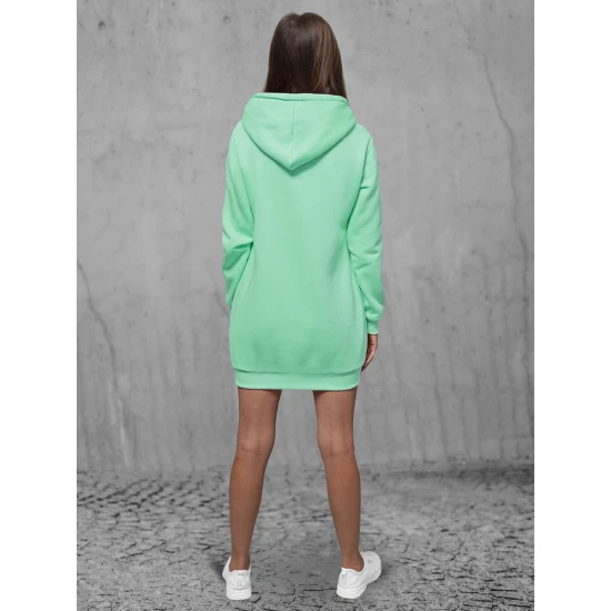 Moteriška mėtinė suknelė su gobtuvu Megan JS/YS10003/39