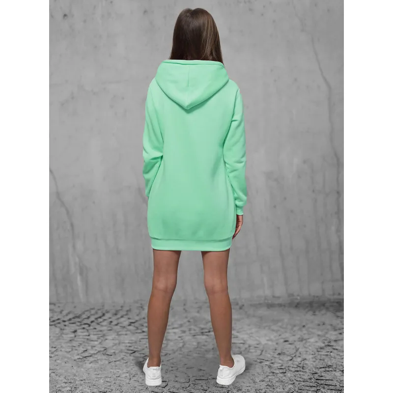 Moteriška mėtinė suknelė su gobtuvu Megan JS/YS10003/39