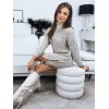 Womens knitted brown dress Piron MY1900