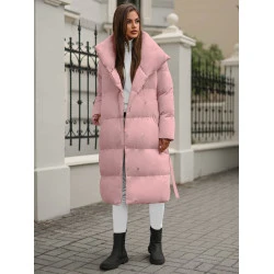 Moteriškas rožinis paltas Korper