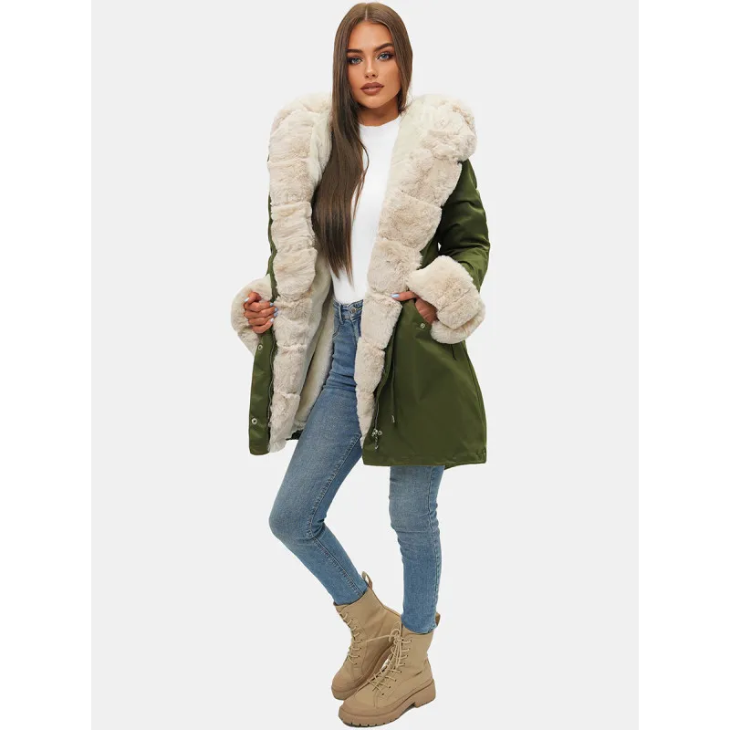 Žalia moteriška striukė Moly JS/M763/136Z