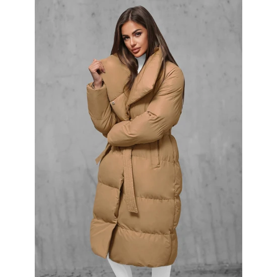 Moteriškas rudas paltas Korper JS/M737/84