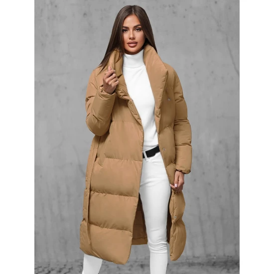 Moteriškas rudas paltas Korper JS/M737/84