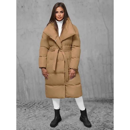 Moteriškas rudas paltas Korper JS/M737/84