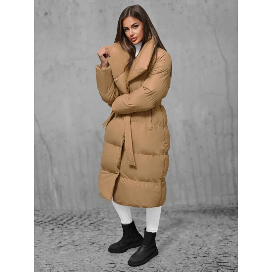 Moteriškas rudas paltas Korper JS/M737/84