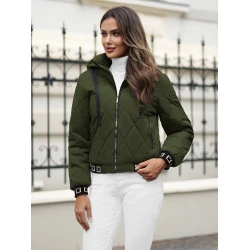 Žalia moteriška striukė Moren