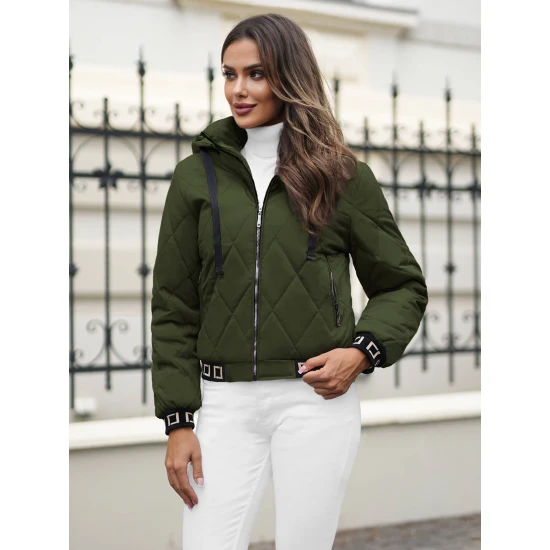 Žalia moteriška striukė Moren JS/16M9086/136Z