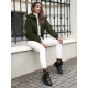 Žalia moteriška striukė Moren JS/16M9086/136Z