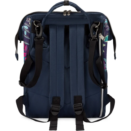 Mėlyna mamos kuprinė su rankenomis Uga ZG660