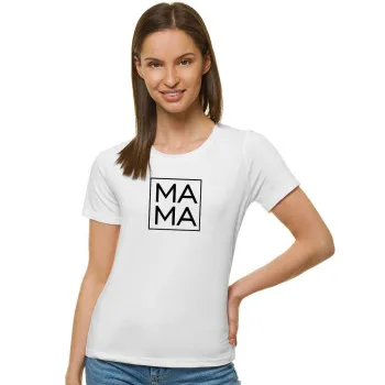 Biała damska koszulka MAMA