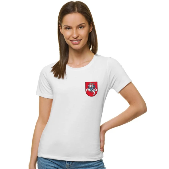 Moteriški balti marškinėliai HERBAS JS/SD211