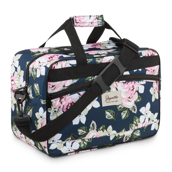 Moteriškas gėlėtas kelioninis krepšys lėktuvui Flor ZG829