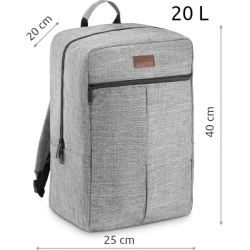 Pilka lėktuvo kuprinė Liker