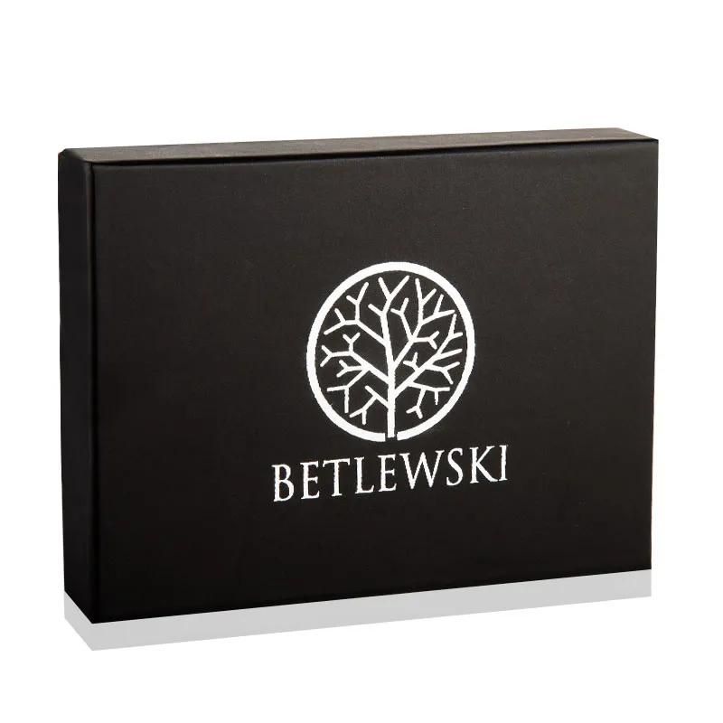 Akcija BETLEWSKI® odinis kreditinės kortelės dėklas (raudonas) BE-08 Premium
