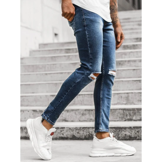 Akcija: Vyriški mėlynos spalvos džinsai Rolet DP/588/R4