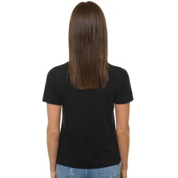 Moteriški juodi marškinėliai Heartbeat