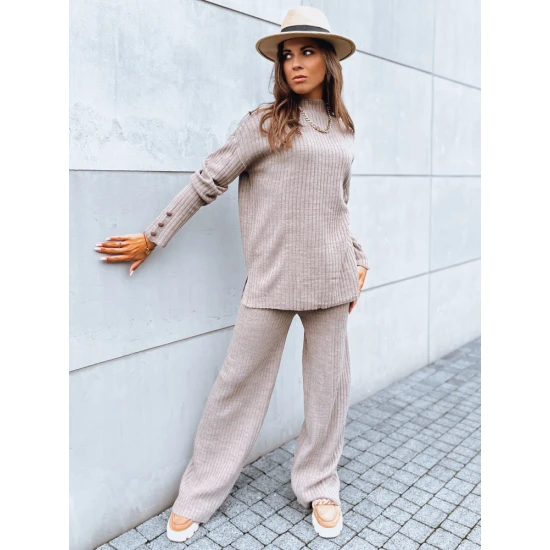 Moteriškas rudas komplektas Giny AY0964 Premium