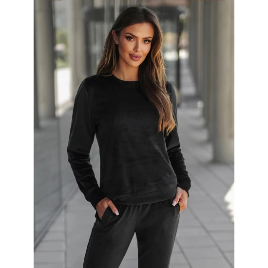 Veliūrinis komplektas juodas Monar O/8C1173/3