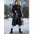 Black long waistcoat Kiket
