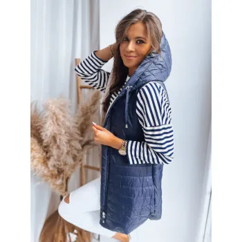 Blue reversible vest Melani