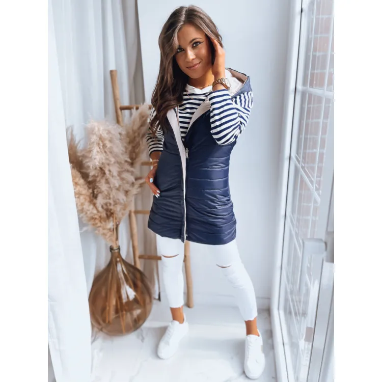 Blue reversible vest Melani TY3415