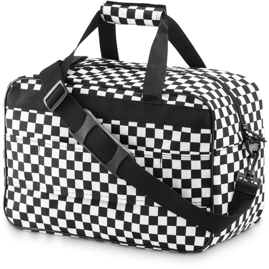 Šaškių lentos rašto kelioninis krepšys Mat ZG828