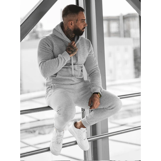 Vyriškas šviesiai pilkas sportinis kostiumas Sumer Sportinis8