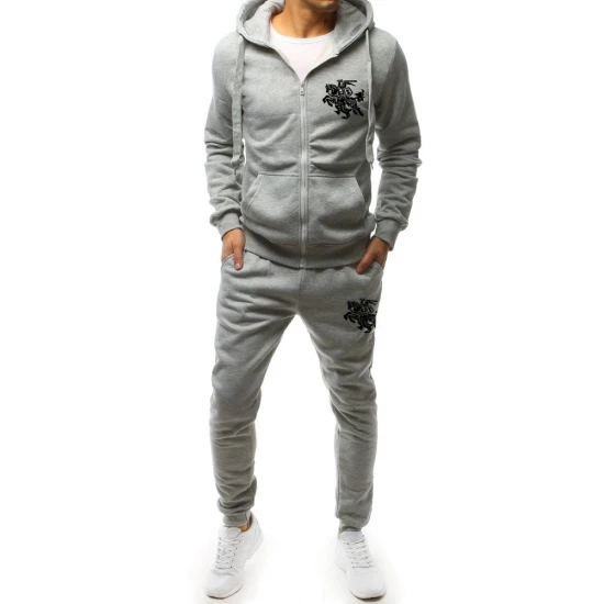 Vyriškas šviesiai pilkas sportinis kostiumas Vytis Sportinis3