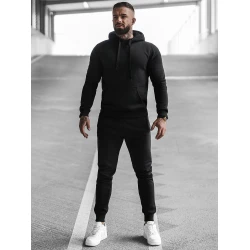Vyriškas juodas sportinis kostiumas Sumer