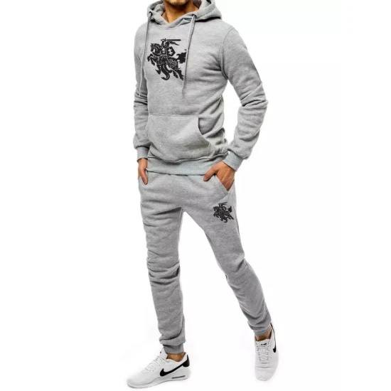Vyriškas šviesiai pilkas sportinis kostiumas Vytis Sportinis2