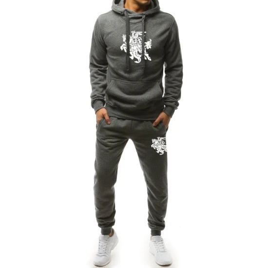 Vyriškas tamsiai pilkas sportinis kostiumas Vytis Sportinis2