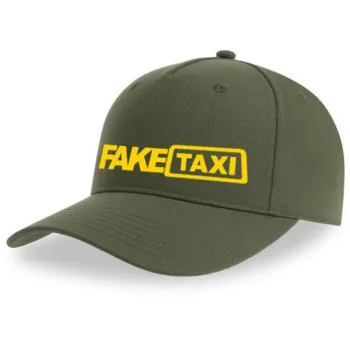 Унисекс-кепка цвета хаки Faxe Taxi