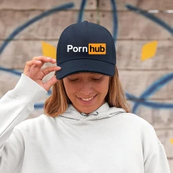 Unisex kepurė tamsiai mėlyna Pornhub