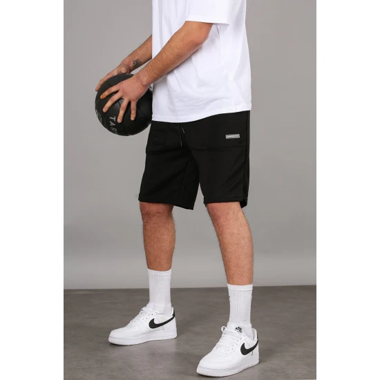 Juodos spalvos vyriški šortai Felix PK5448 Premium