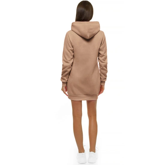 Moteriška ruda suknelė su gobtuvu Megan JS/YS10003/91