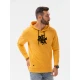 Geltonos spalvos džemperis su gobtuvu Vytis