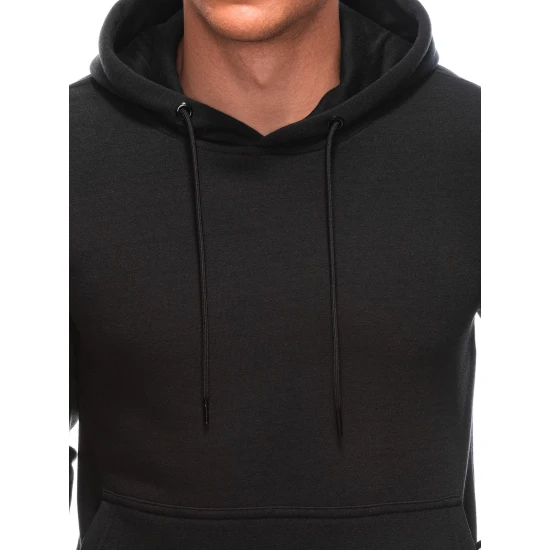 Akcija Juodas vyriškas džemperis Kuter EM-SSNZ-22FW-018 V6