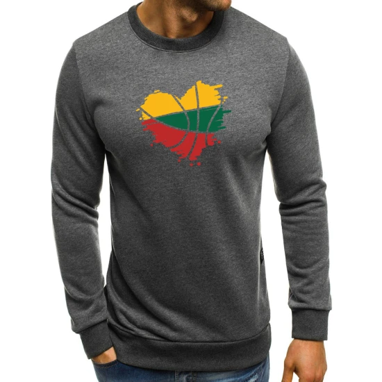 Vyriškas tamsiai pilkos spalvos džemperis Lietuva B/171715