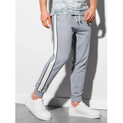 Vyriški pilkos spalvos laisvalaikio kelnės Libam
