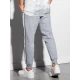 Vyriški pilkos spalvos laisvalaikio kelnės Libam P947