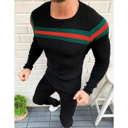 Juodas vyriškas megztinis Somel