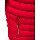 Raudona dygsniuota vyriška striukė Omir JS/SM71
