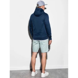 Vyriškas tamsiai mėlynos spalvos džemperis su gobtuvu LTU