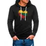 Men's black hooded sweatshirt LTU