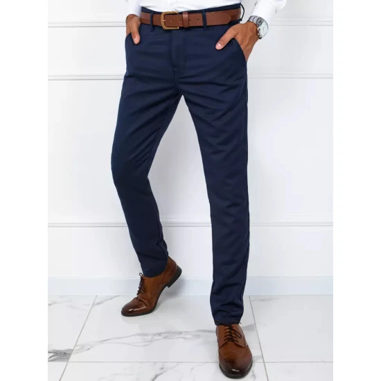 Vyriškos klasikinės tamsiai mėlynos kelnės Purot UX3792