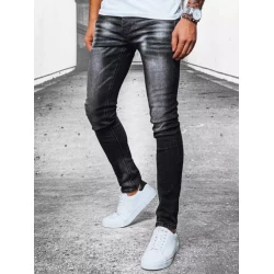 Juodos spalvos vyriški džinsai Dragar