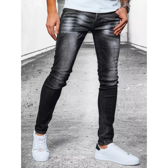 Juodos spalvos vyriški džinsai Dragar UX3913