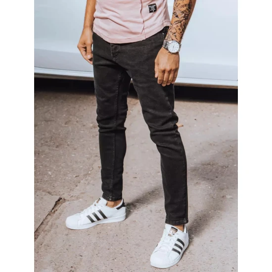 Džinsai vyrams juodos spalvos Timur UX3843